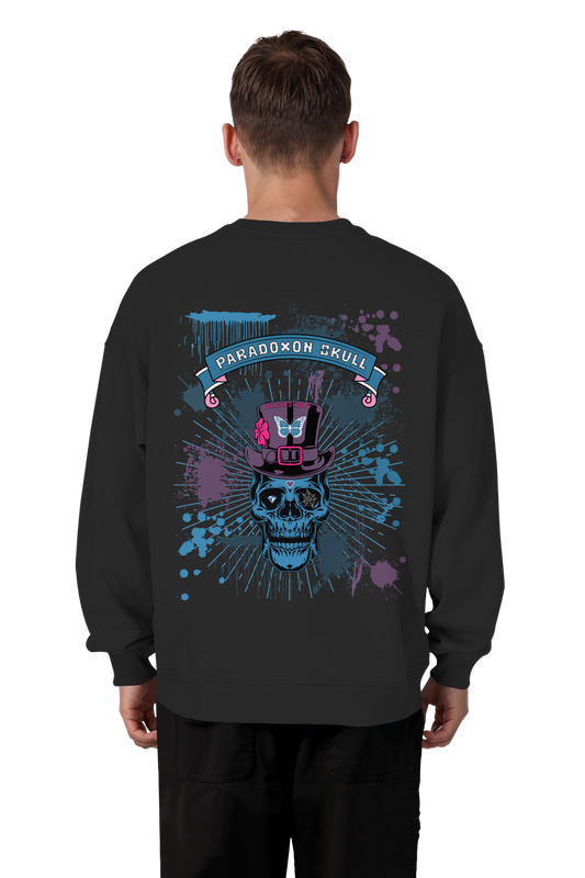Blue Paradox Skull / Oversize Sweatshirt