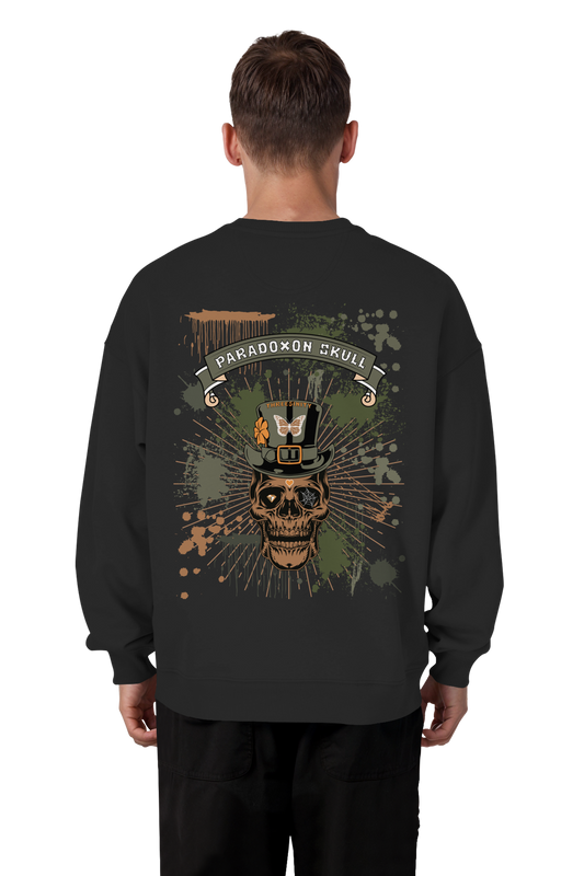 Green Paradox Skull / Oversize Sweatshirt