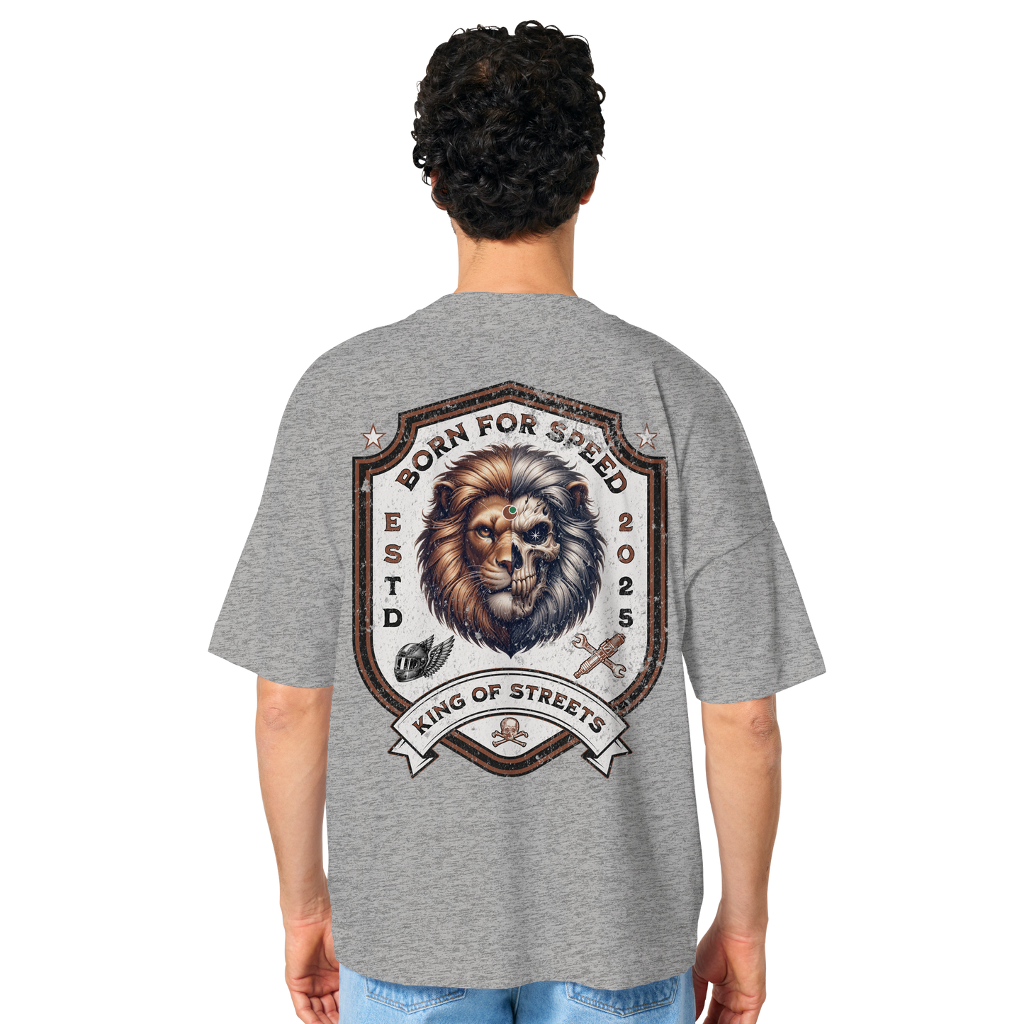 King Of Streets - Organic Oversize Shirt