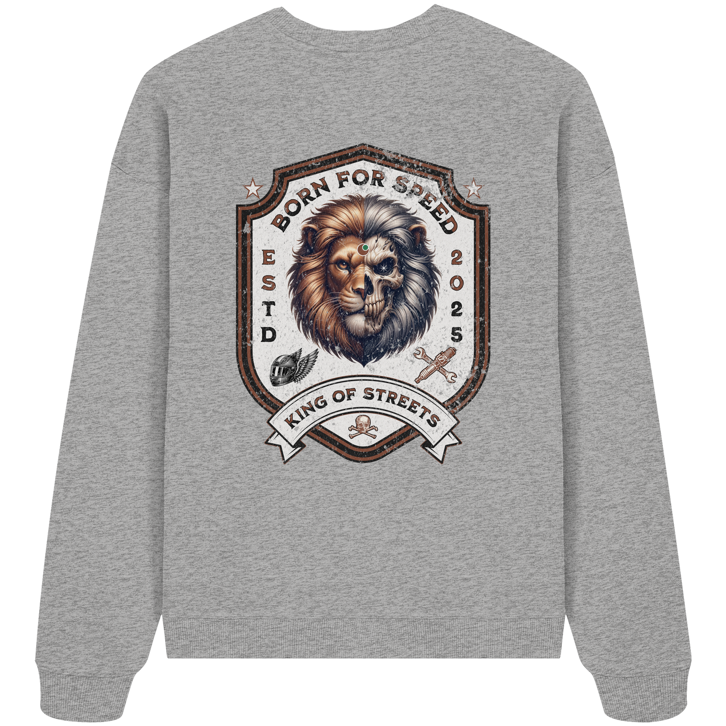 King Of Streets - Organic Oversize Sweatshirt