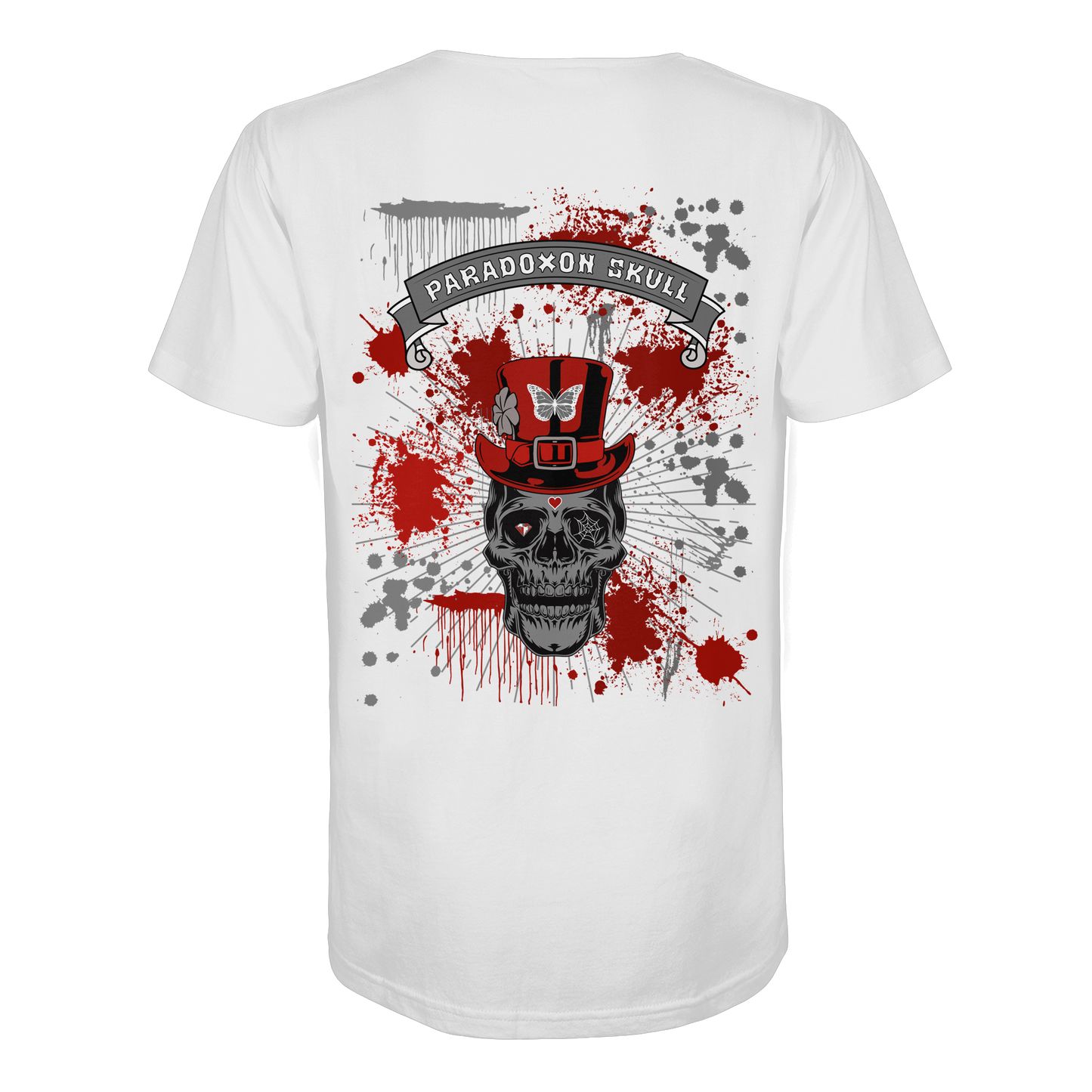Red Paradoxon Skull - Organic Shirt