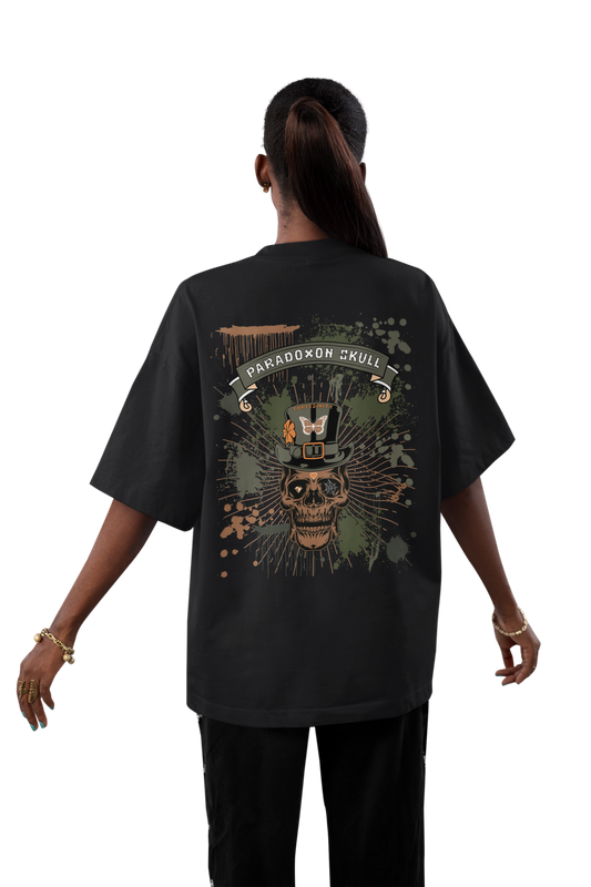 Green Paradox Skull / Oversize Shirt