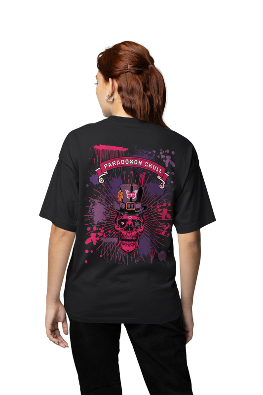 Violett Paradoxon Skull / Oversize Shirt