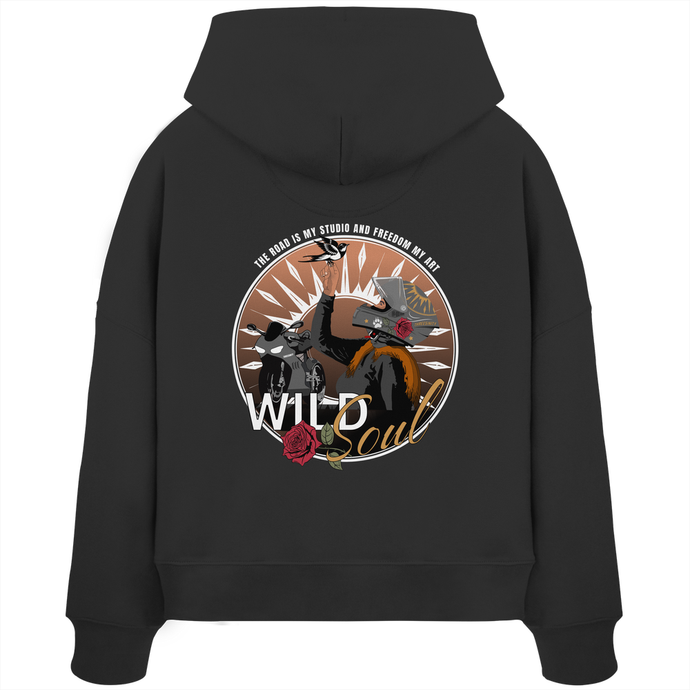Wild Soul / Damen Boxcut Hoodie