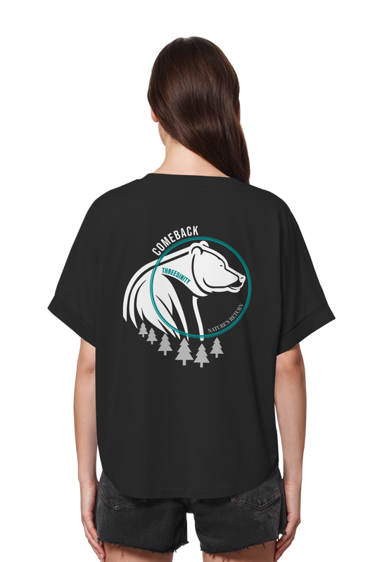 Comeback Bear / Ladies Oversize Shirt