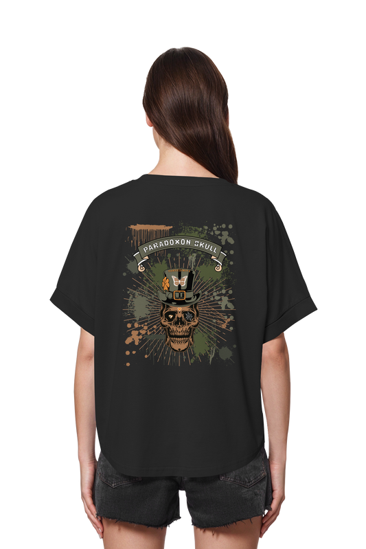 Green Paradoxon Skull / Ladies Oversize Shirt