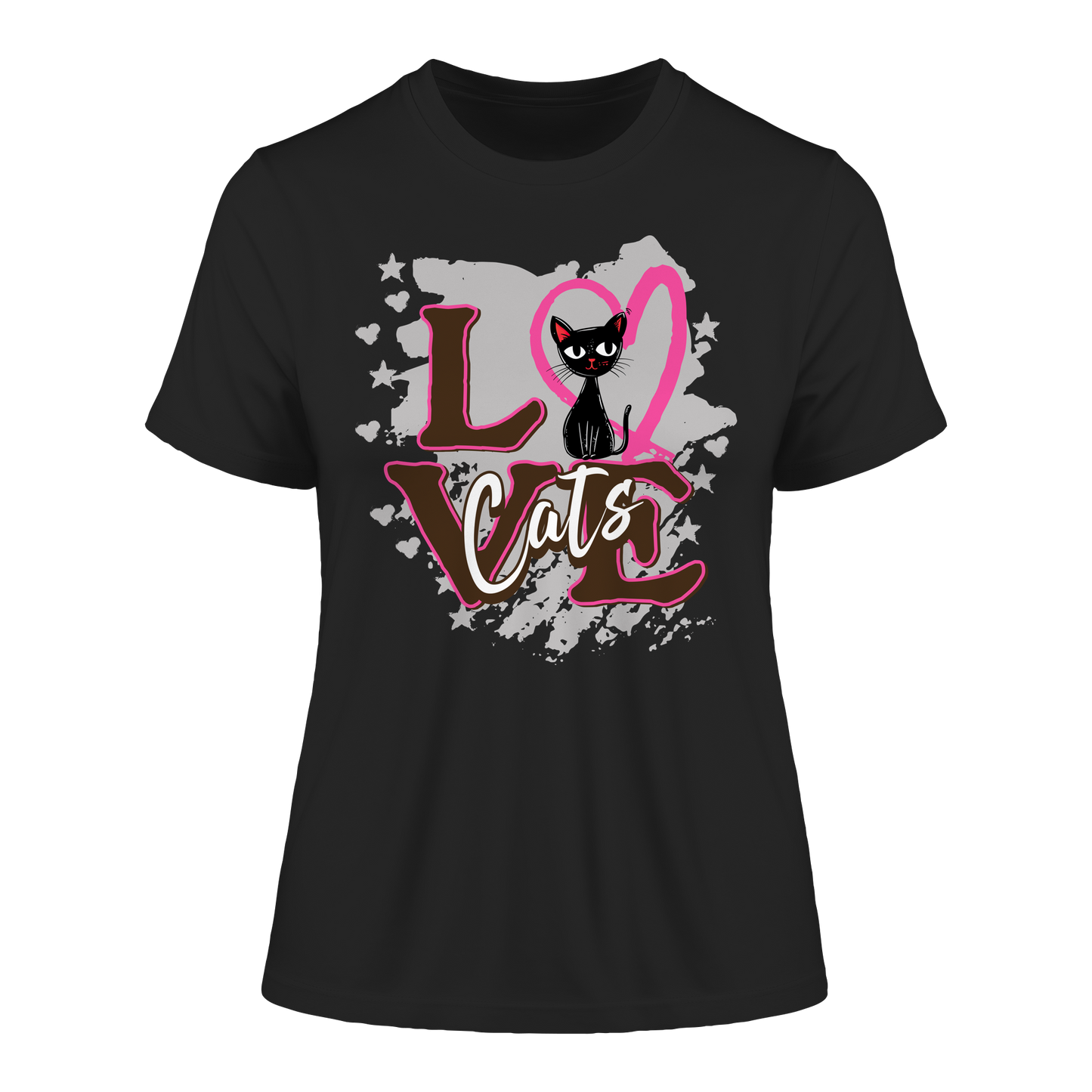 Love Cats / Fitted Damen Shirt