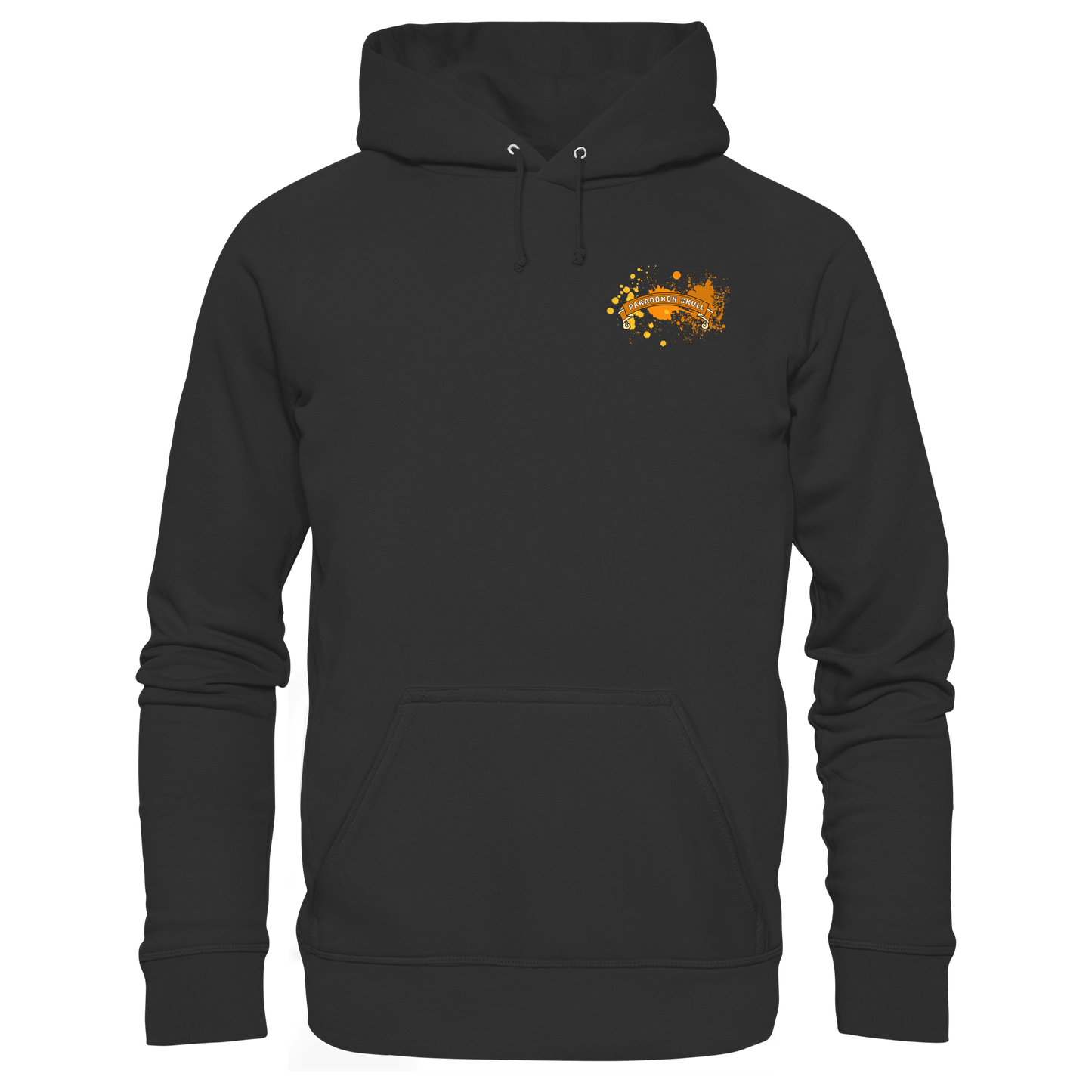Orange Paradox Skull / Basic Hoodie