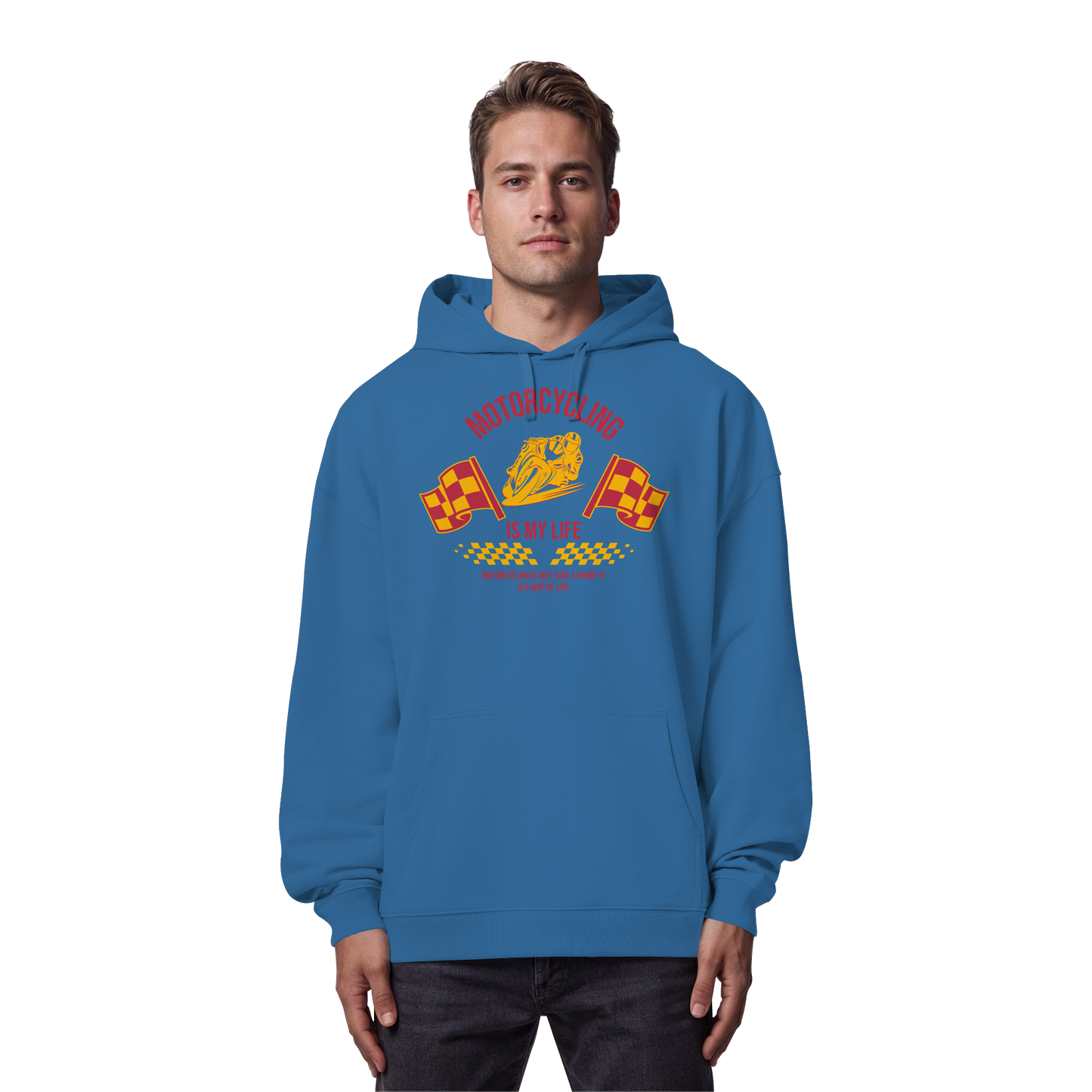 Motorcycling is my Life - Organic Oversize Hoodie