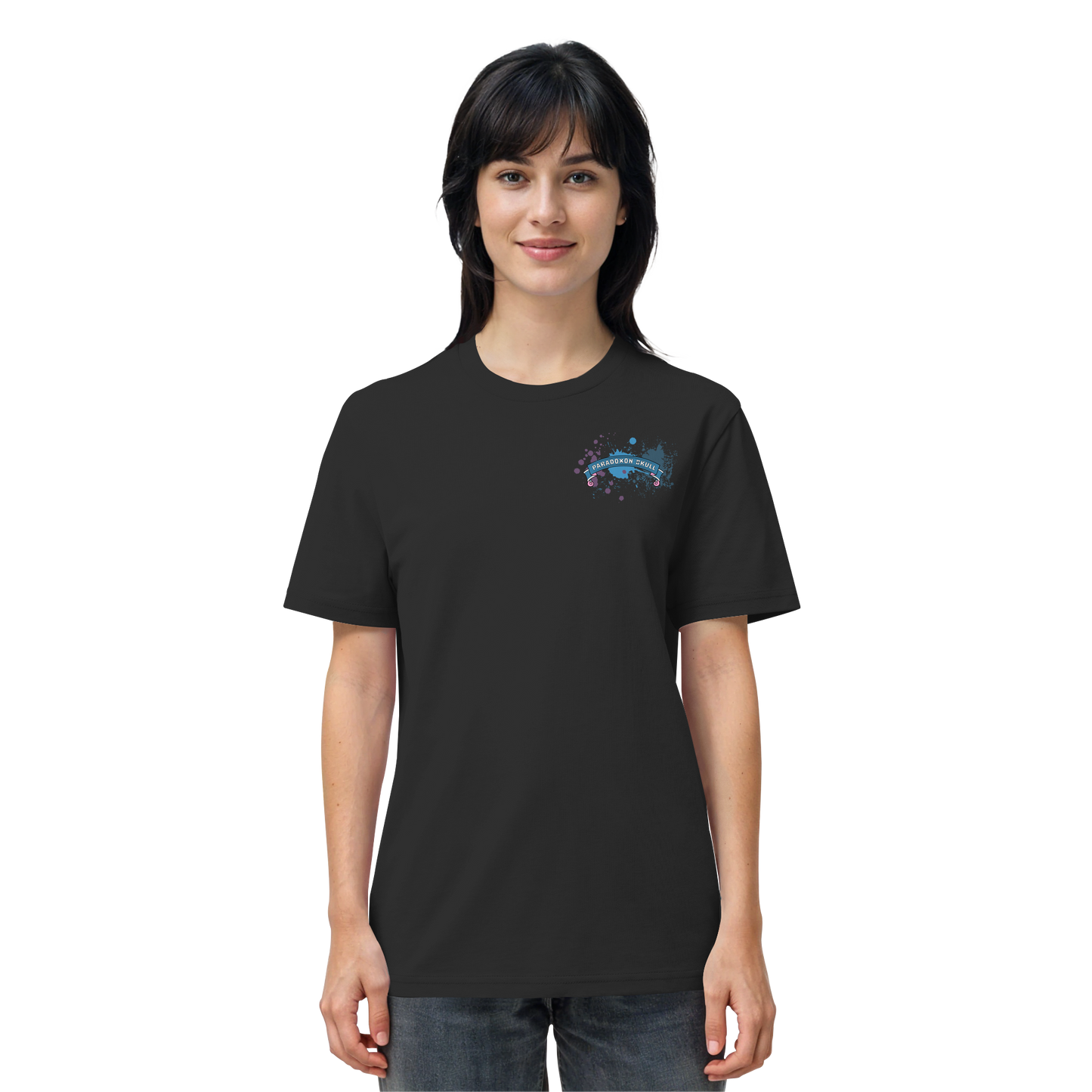Blue Paradoxon Skull - Organic Shirt
