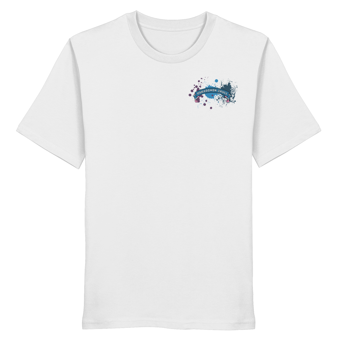 Blue Paradoxon Skull - Organic Shirt