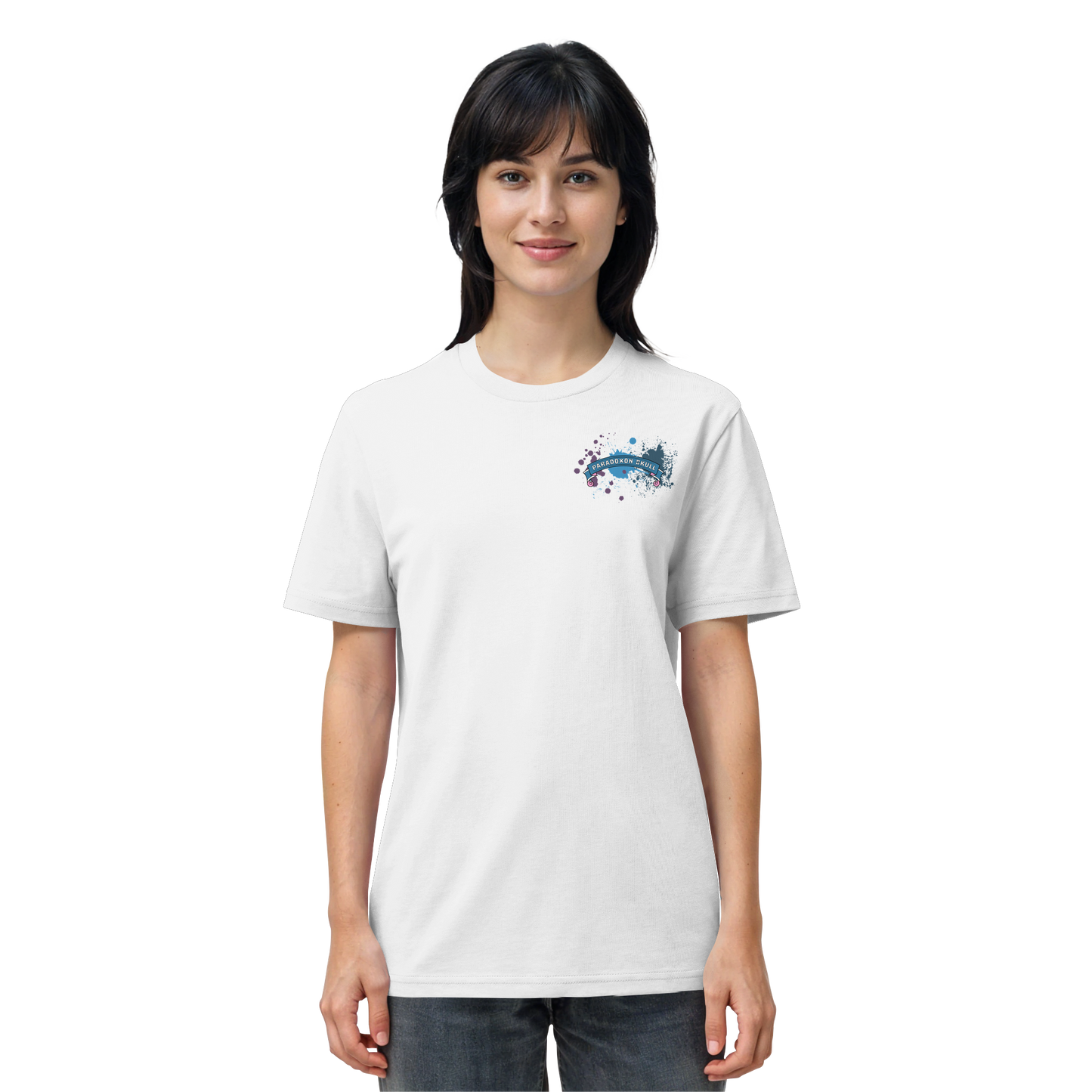 Blue Paradoxon Skull - Organic Shirt