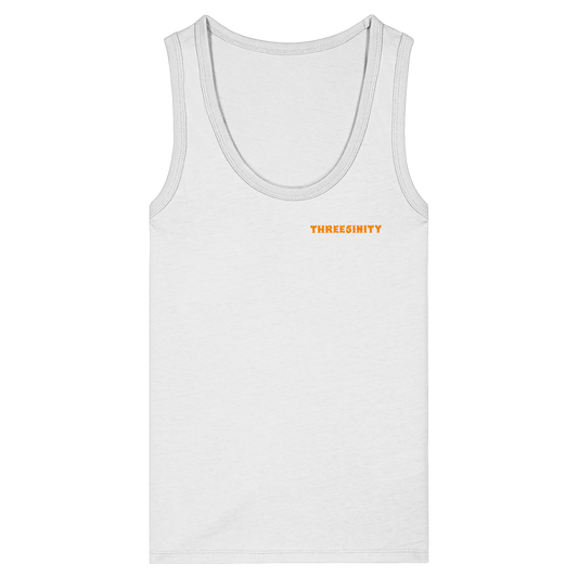 Orange Paradoxon Skull / Damen Tank Top
