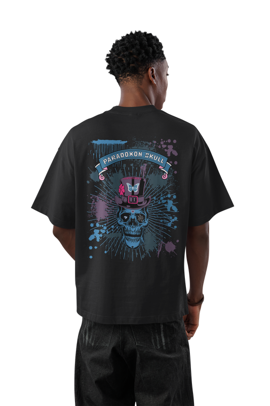Blue Paradox Skull / Oversize Shirt