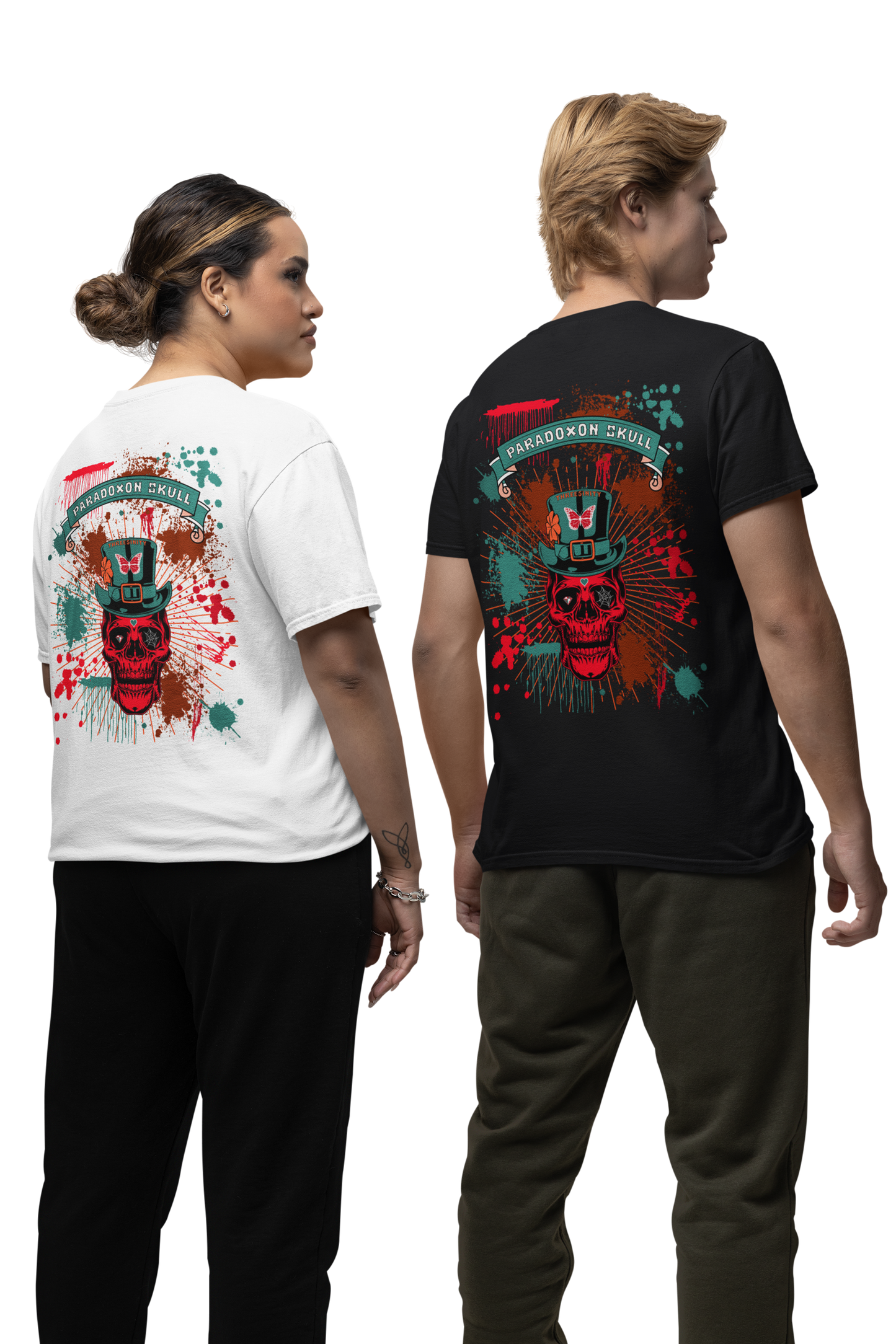 Turquoise Paradoxon Skull / T-Shirt