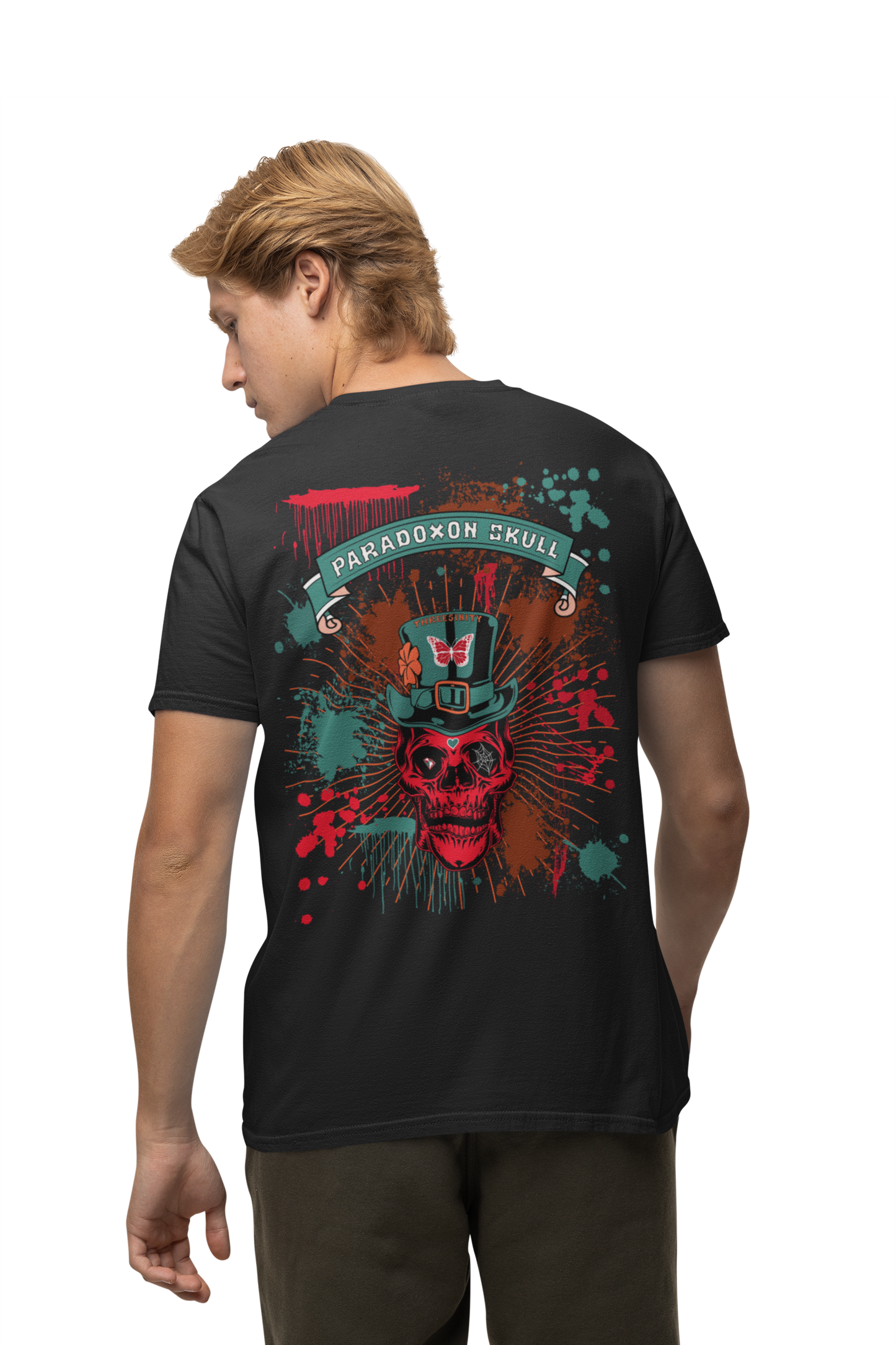 Turquoise Paradoxon Skull / T-Shirt