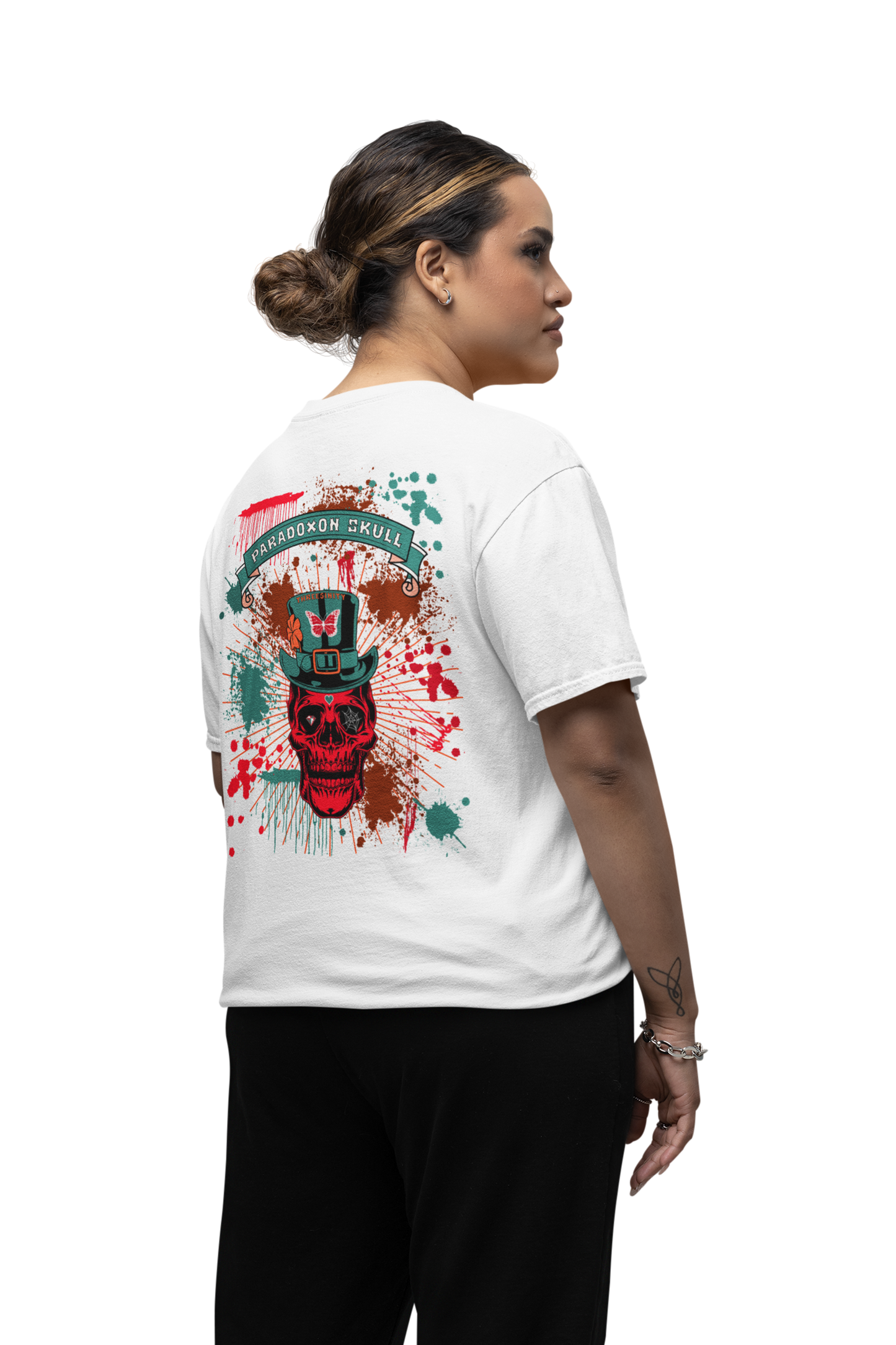 Turquoise Paradoxon Skull / T-Shirt