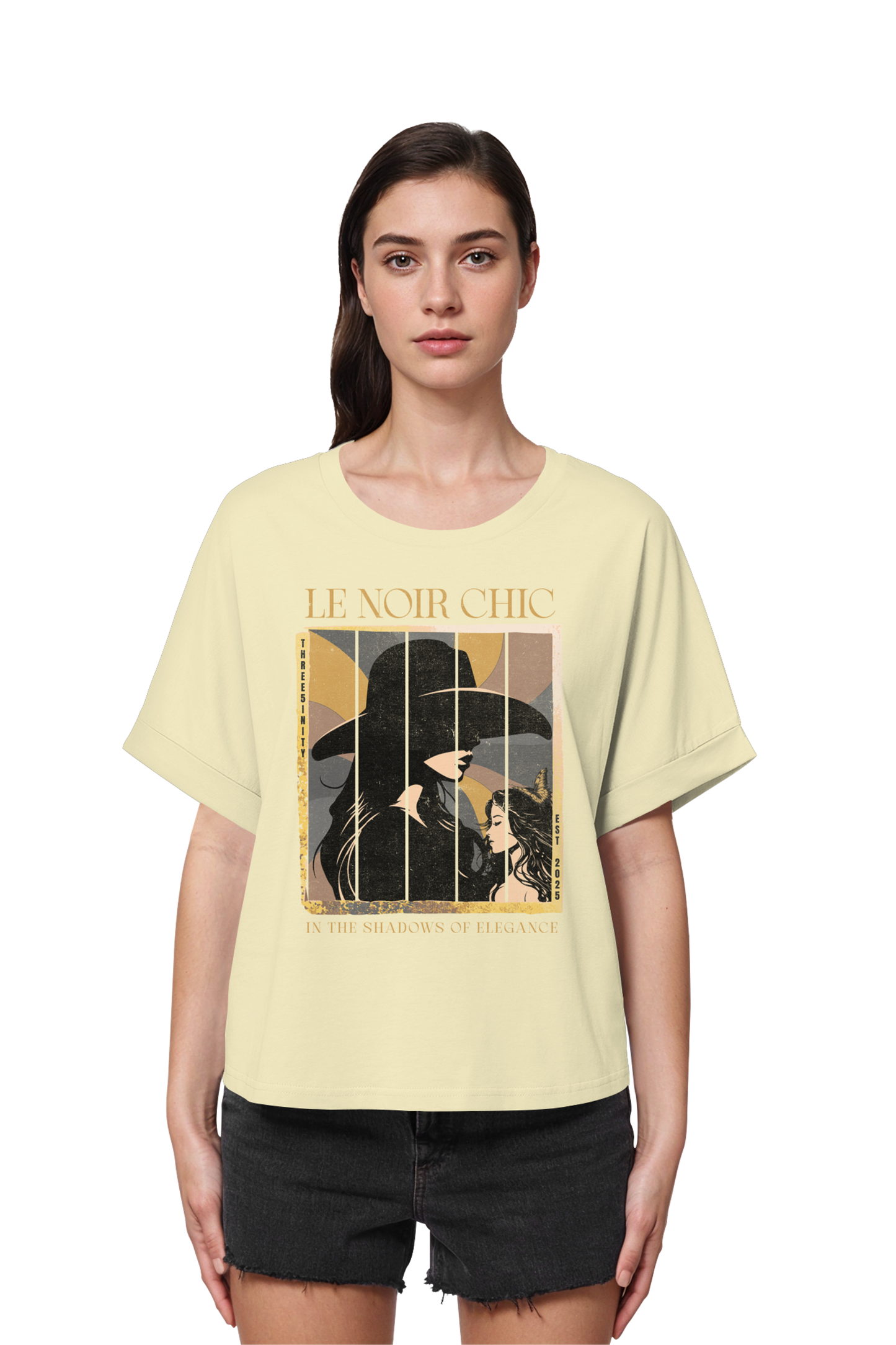 Le Noir Chic / Ladies Oversize Shirt