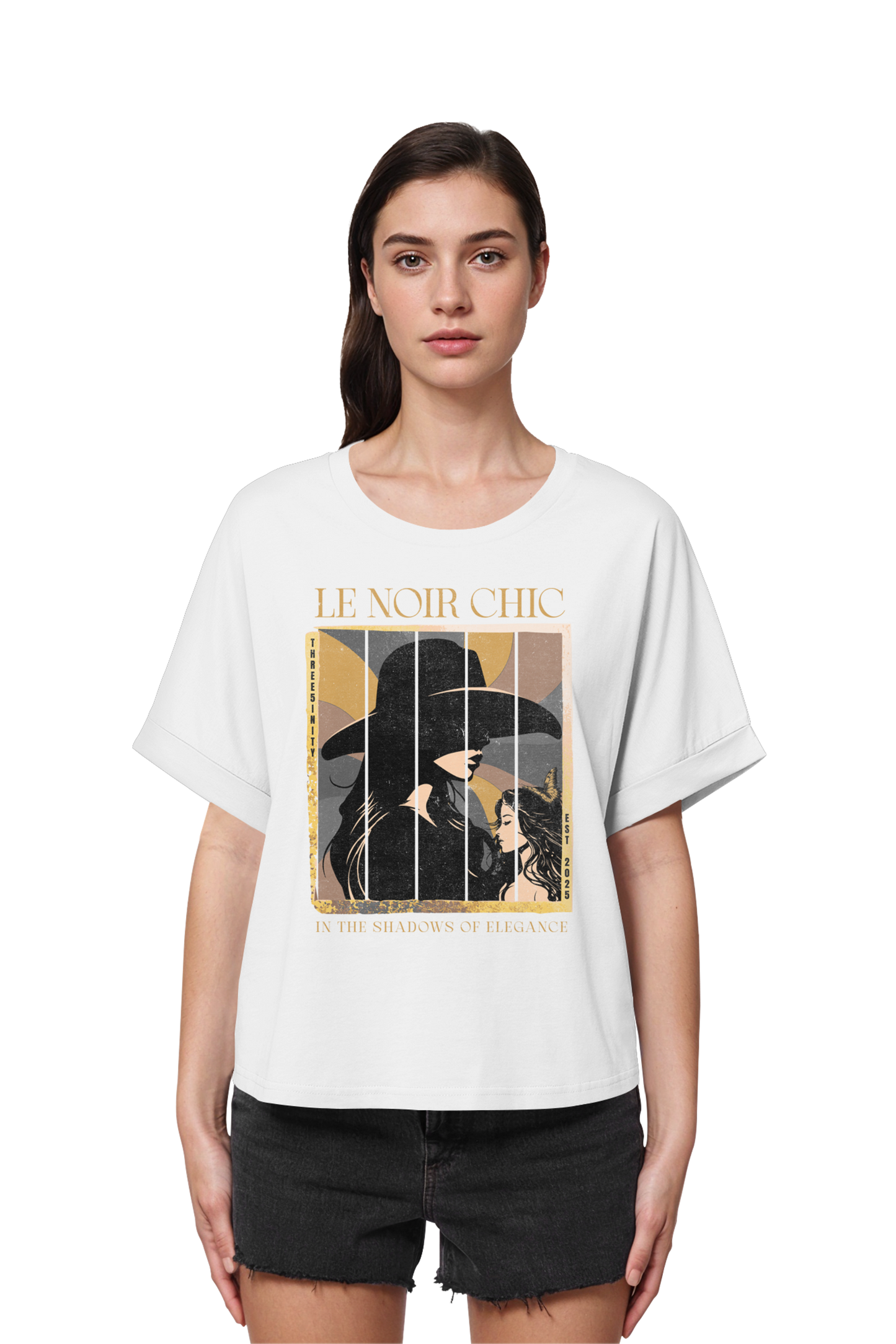 Le Noir Chic / Ladies Oversize Shirt