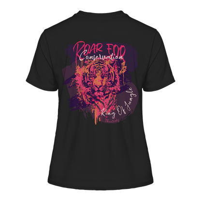 King Of Jungle Lilac / Fitted Ladies Shirt