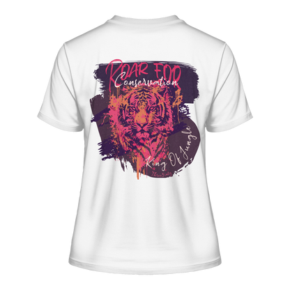 King Of Jungle Lilac / Fitted Ladies Shirt