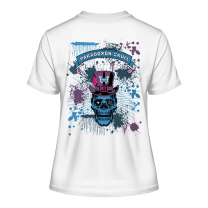 Blue Paradoxon Skull  / Fitted Ladies Shirt