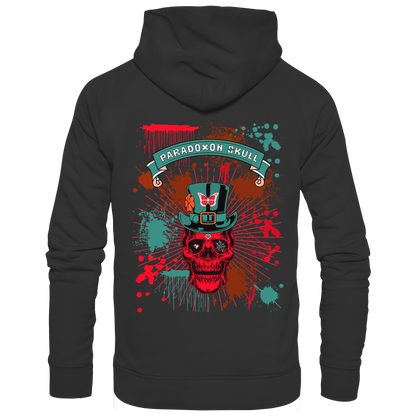 Turquoise Paradox Skull / Basic Hoodie