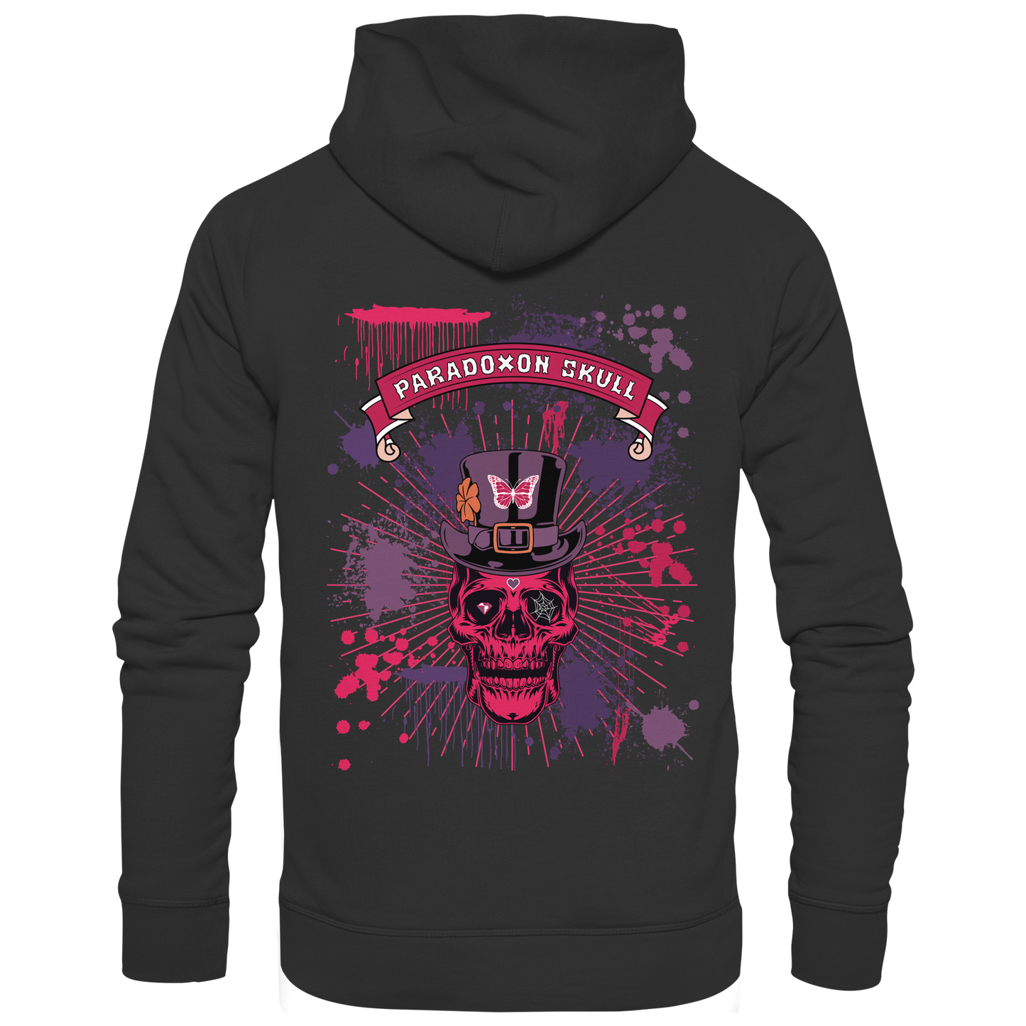 Violet Paradox Skull / Basic Hoodie