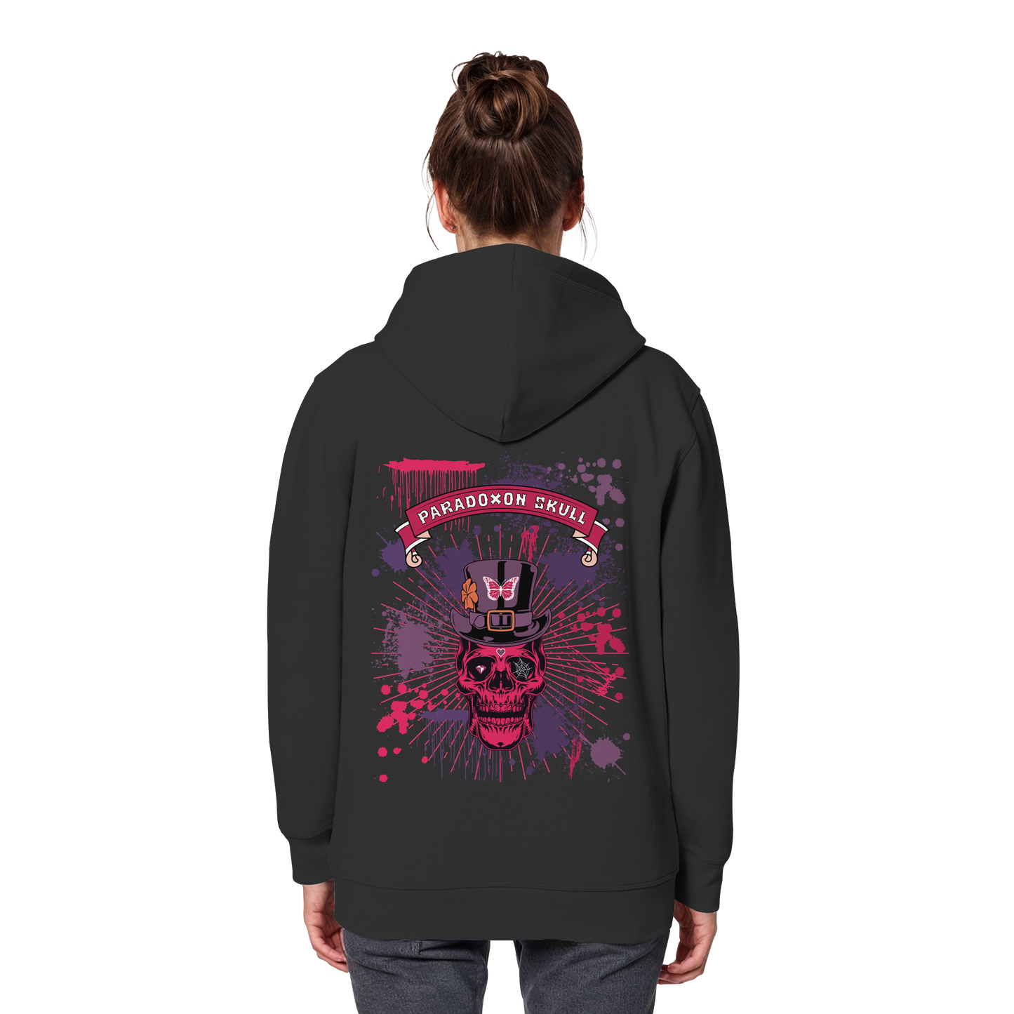 Violet Paradox Skull / Basic Hoodie