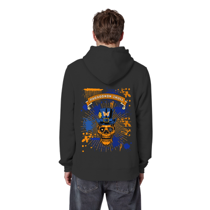 Orange Paradox Skull / Basic Hoodie