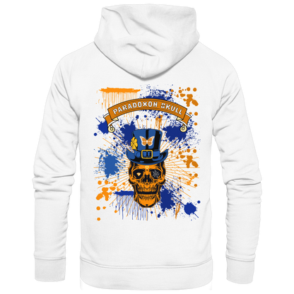 Orange Paradox Skull / Basic Hoodie