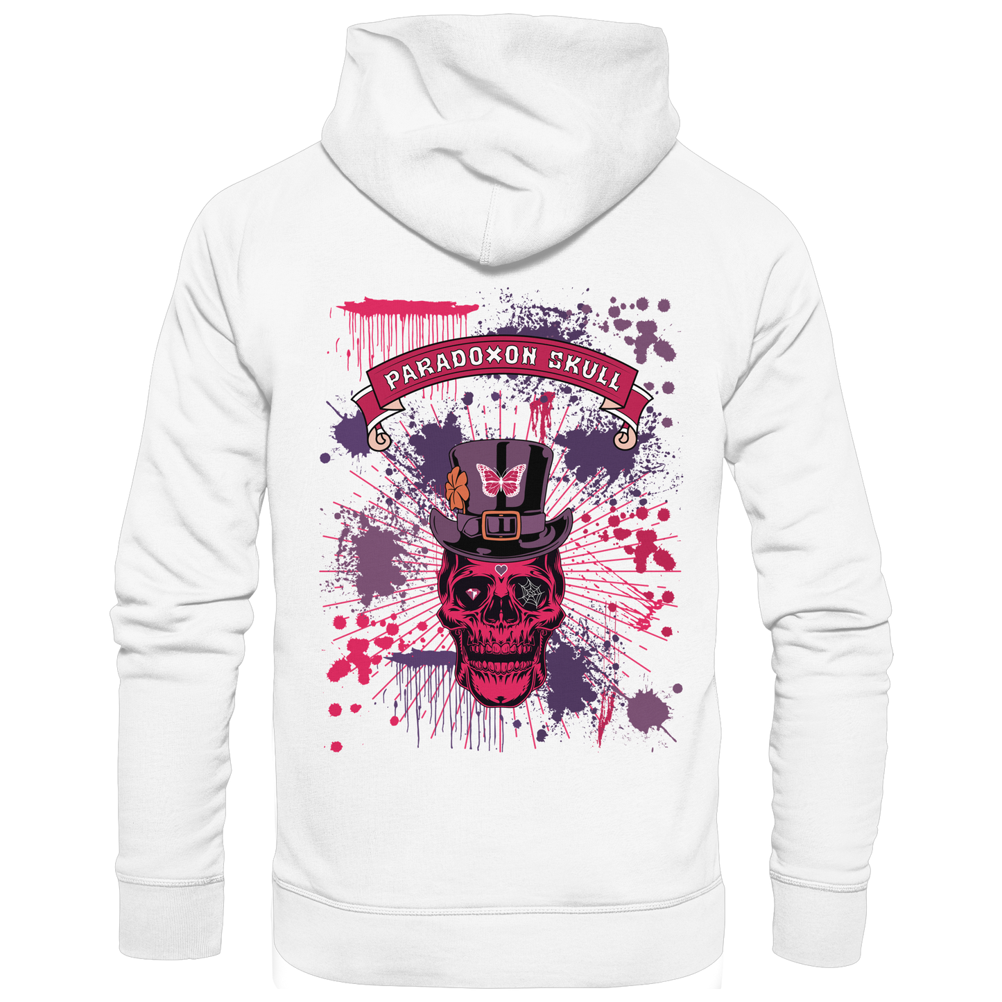 Violet Paradox Skull / Basic Hoodie