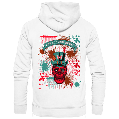 Turquoise Paradox Skull / Basic Hoodie