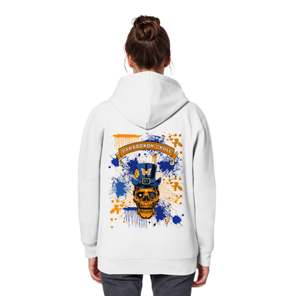 Orange Paradox Skull / Basic Hoodie