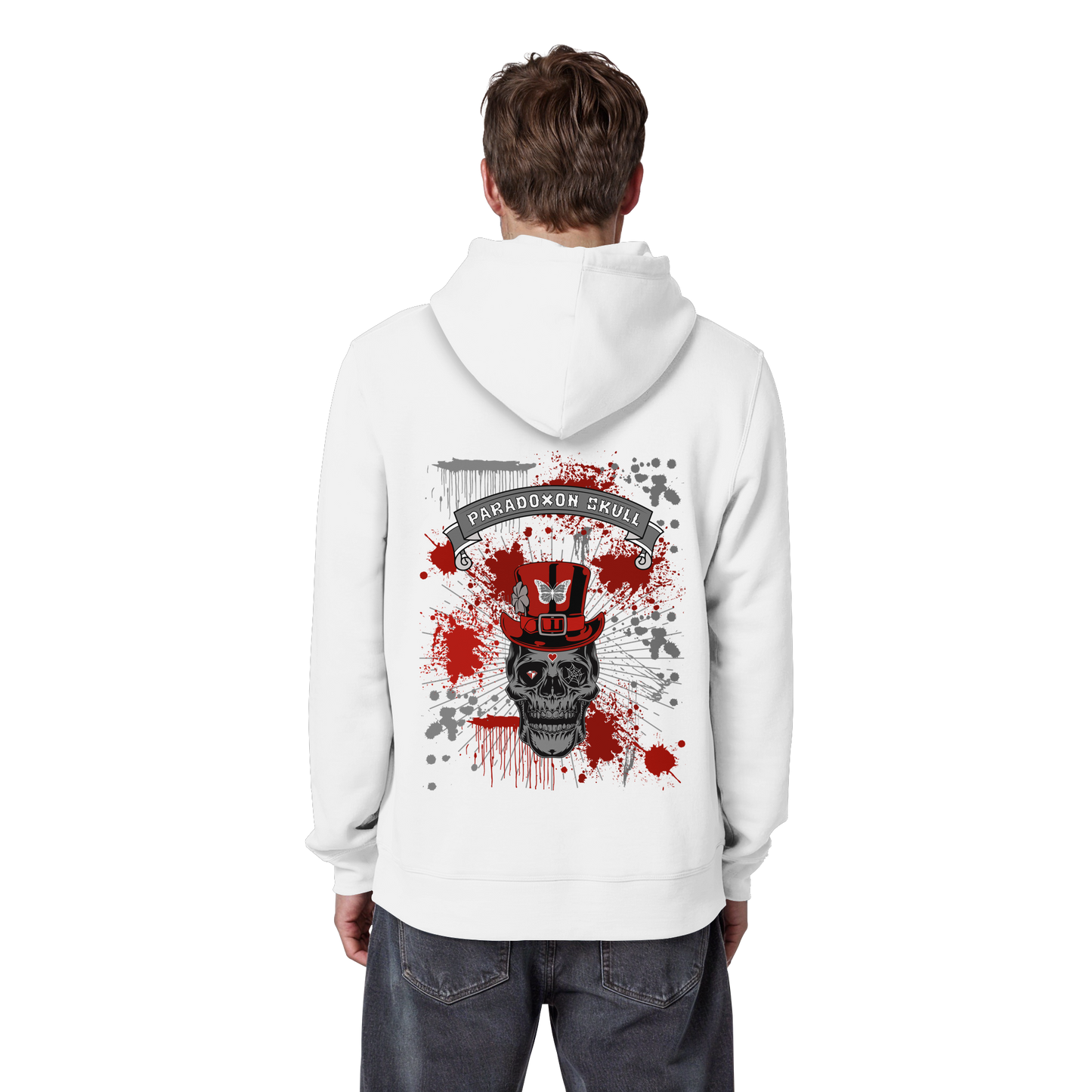 Red Paradox Skull / Basic Hoodie