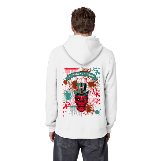 Turquoise Paradox Skull / Basic Hoodie