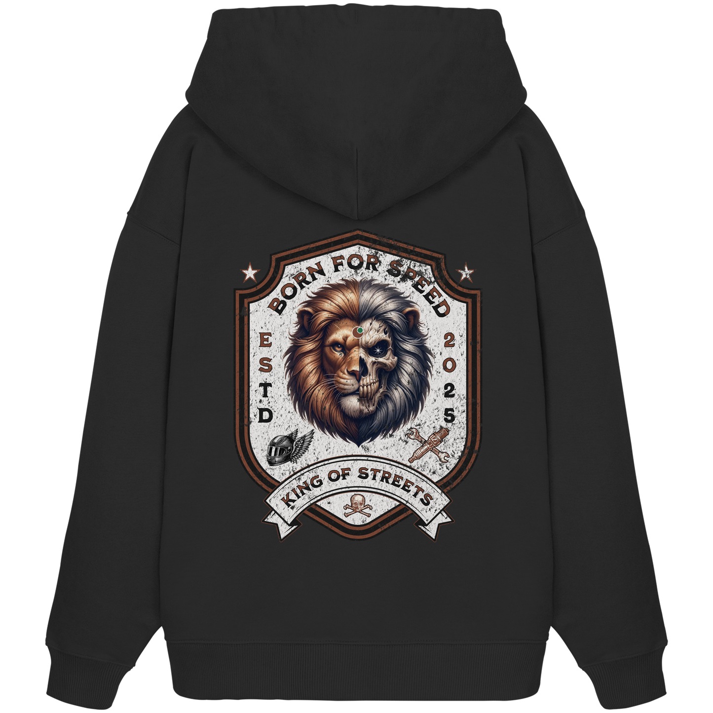 King Of Streets  - Organic Oversize Hoodie