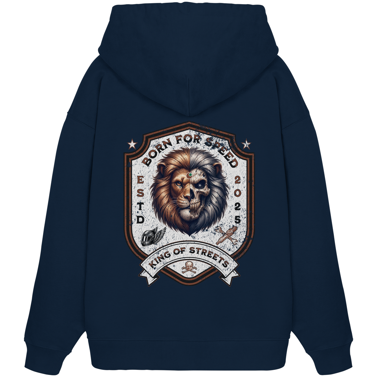 King Of Streets  - Organic Oversize Hoodie