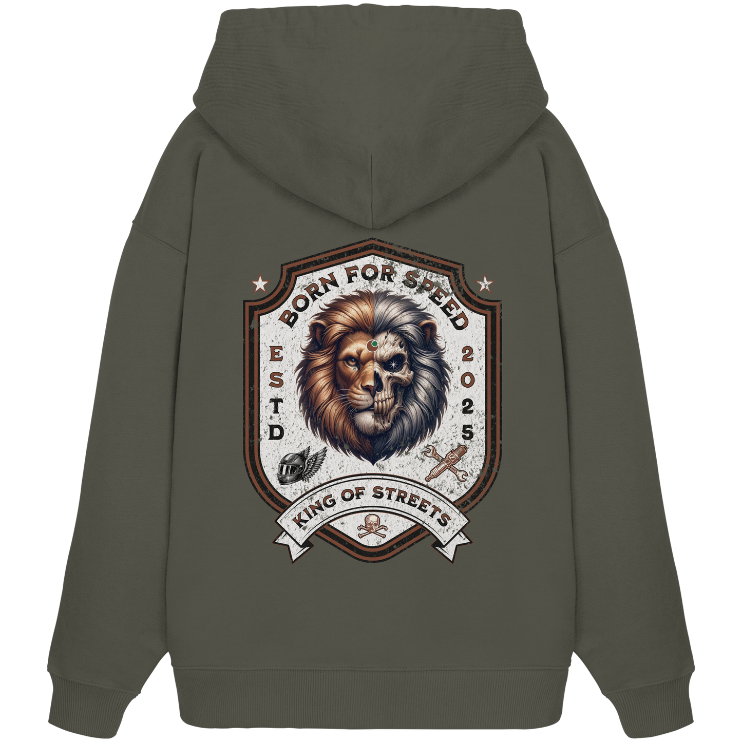 King Of Streets  - Organic Oversize Hoodie