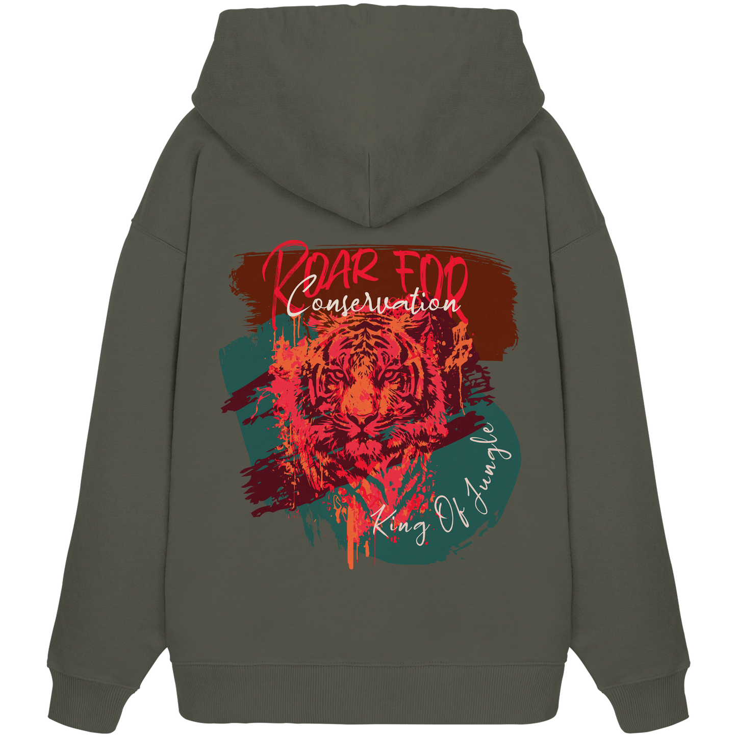 King Of Jungle Candy - Organic Oversize Hoodie