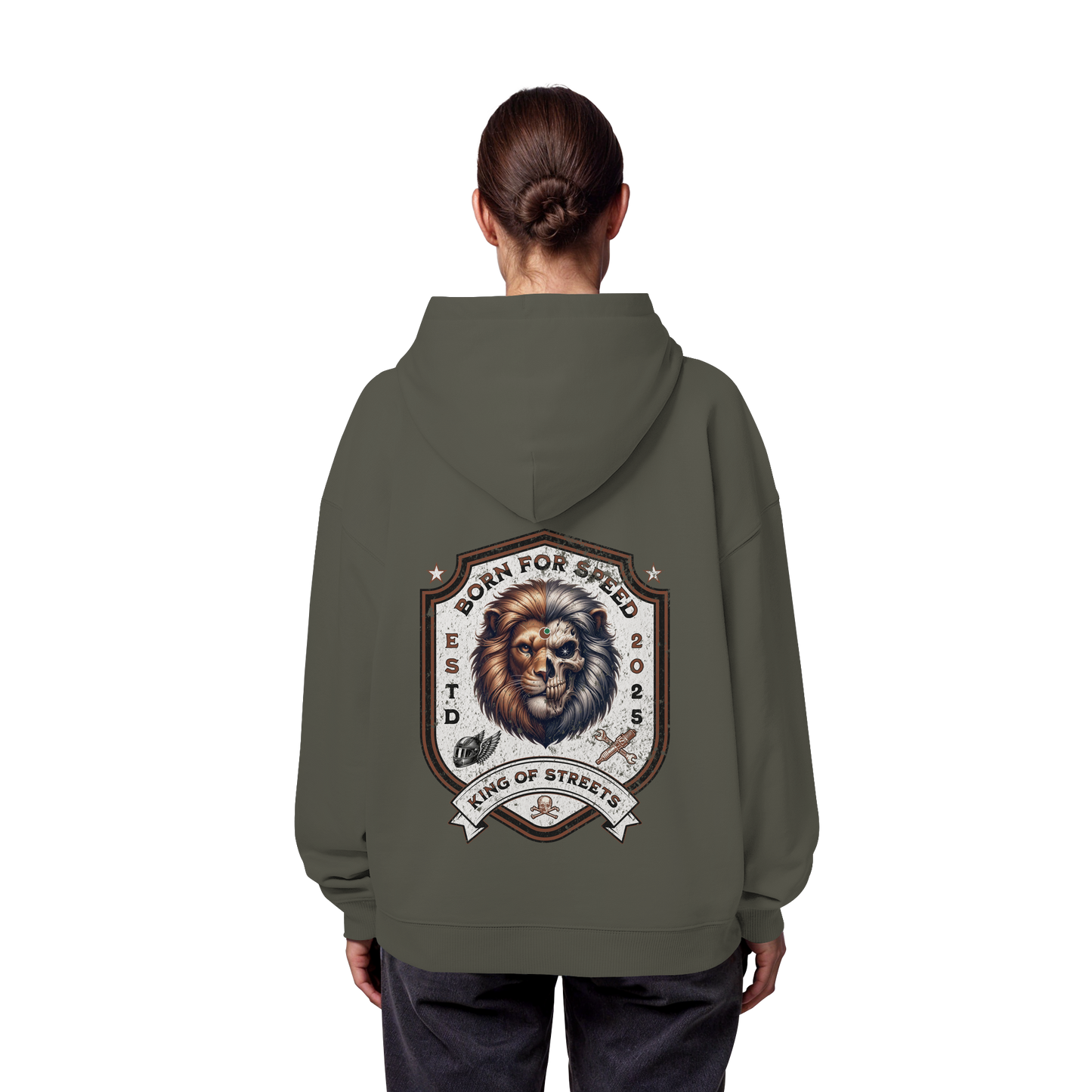 King Of Streets  - Organic Oversize Hoodie