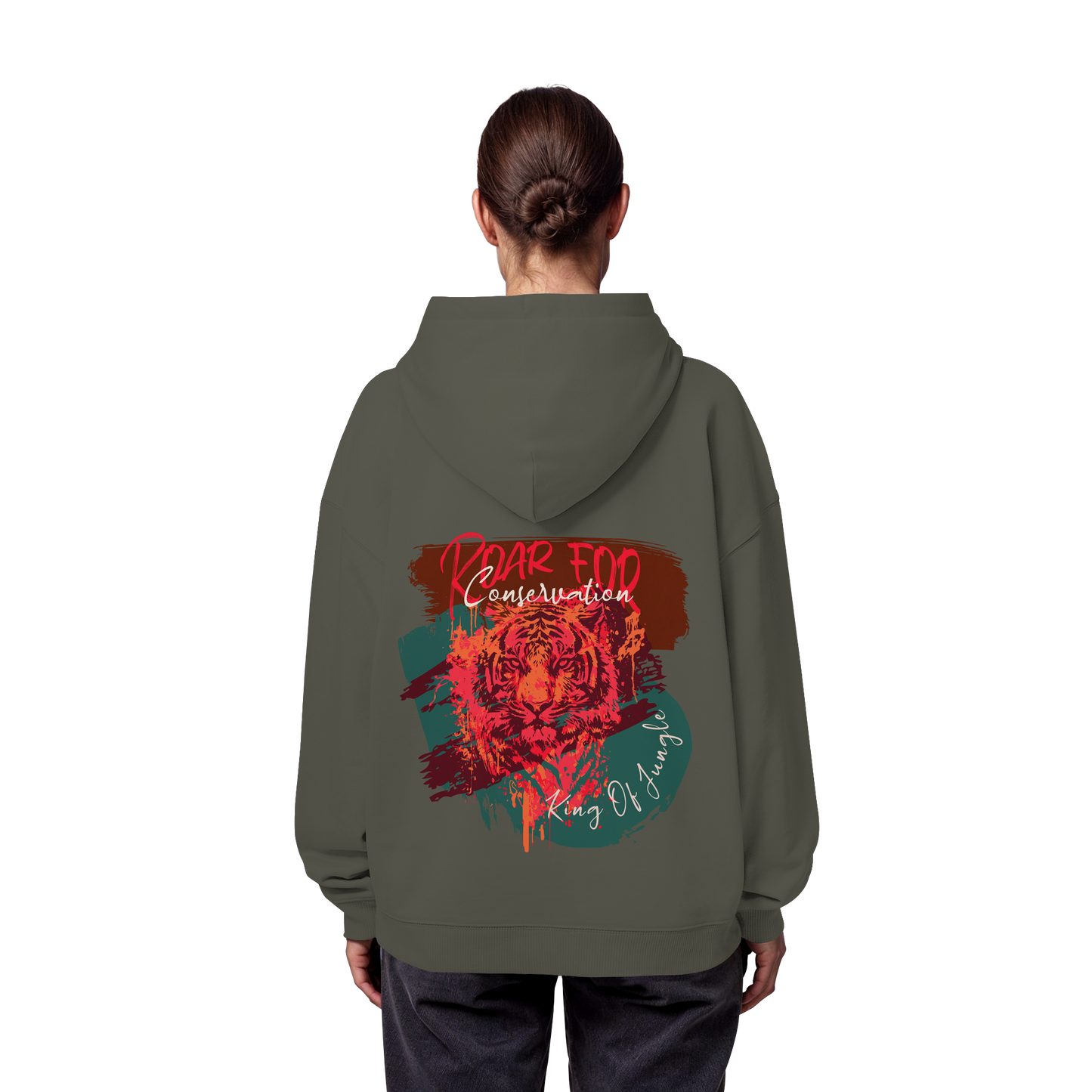 King Of Jungle Candy - Organic Oversize Hoodie