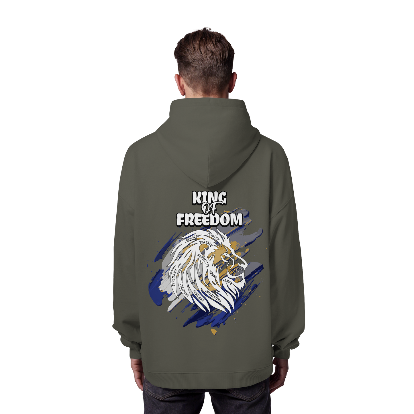 King of Freedom - Organic Oversize Hoodie
