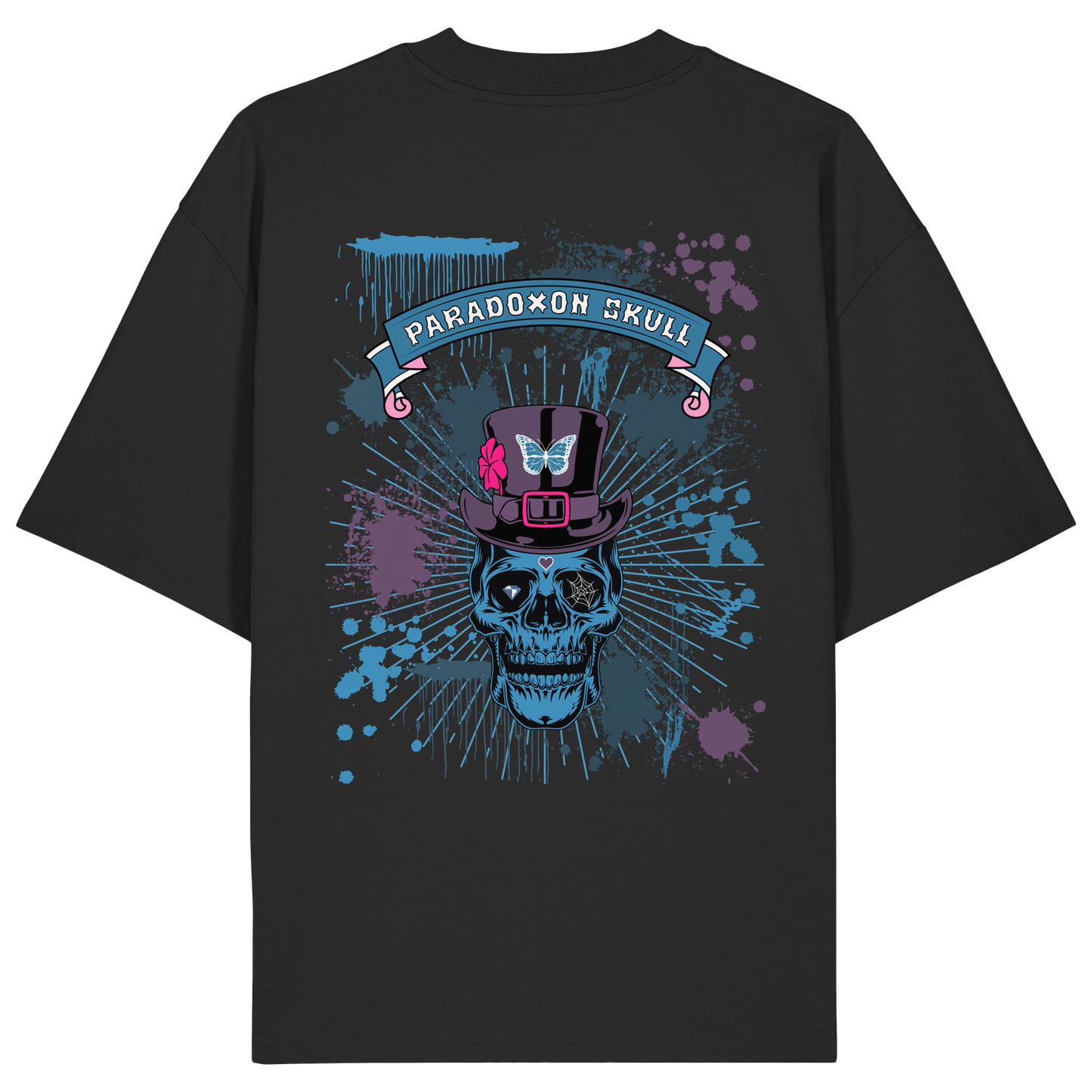 Blue Paradox Skull / Oversize Shirt