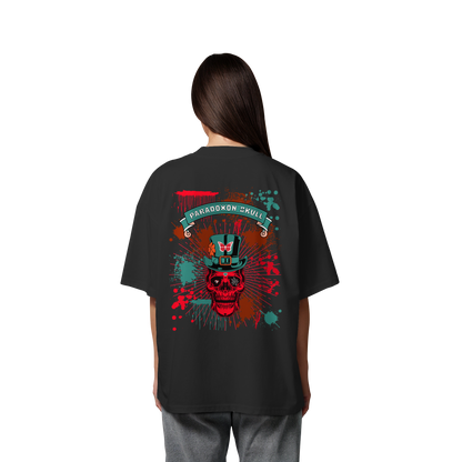Turquoise Paradox Skull / Oversize Shirt