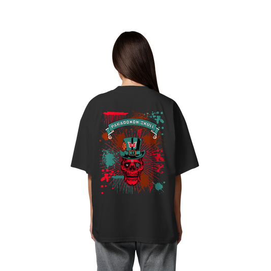 Turquoise Paradox Skull / Oversize Shirt