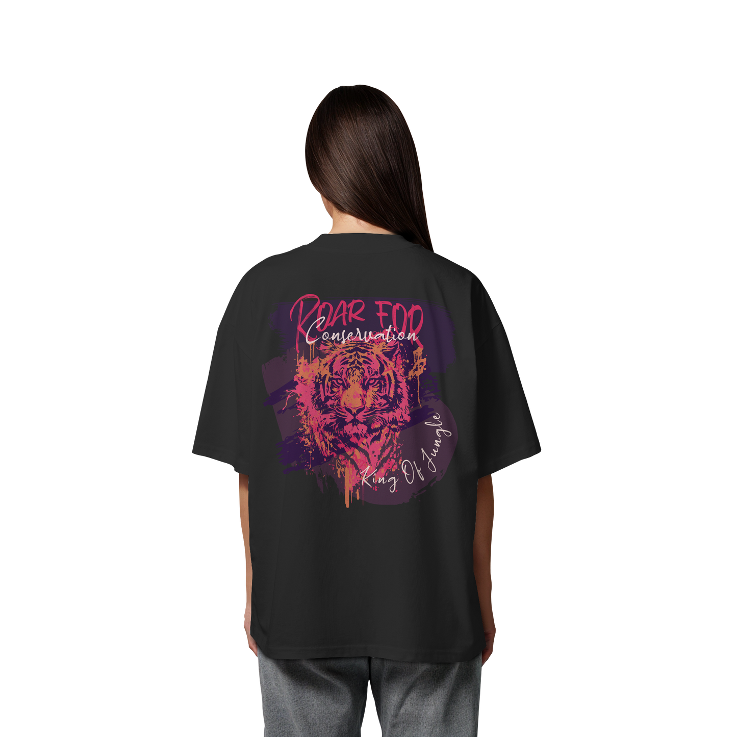 King Of Jungle Lilac / Oversize Shirt