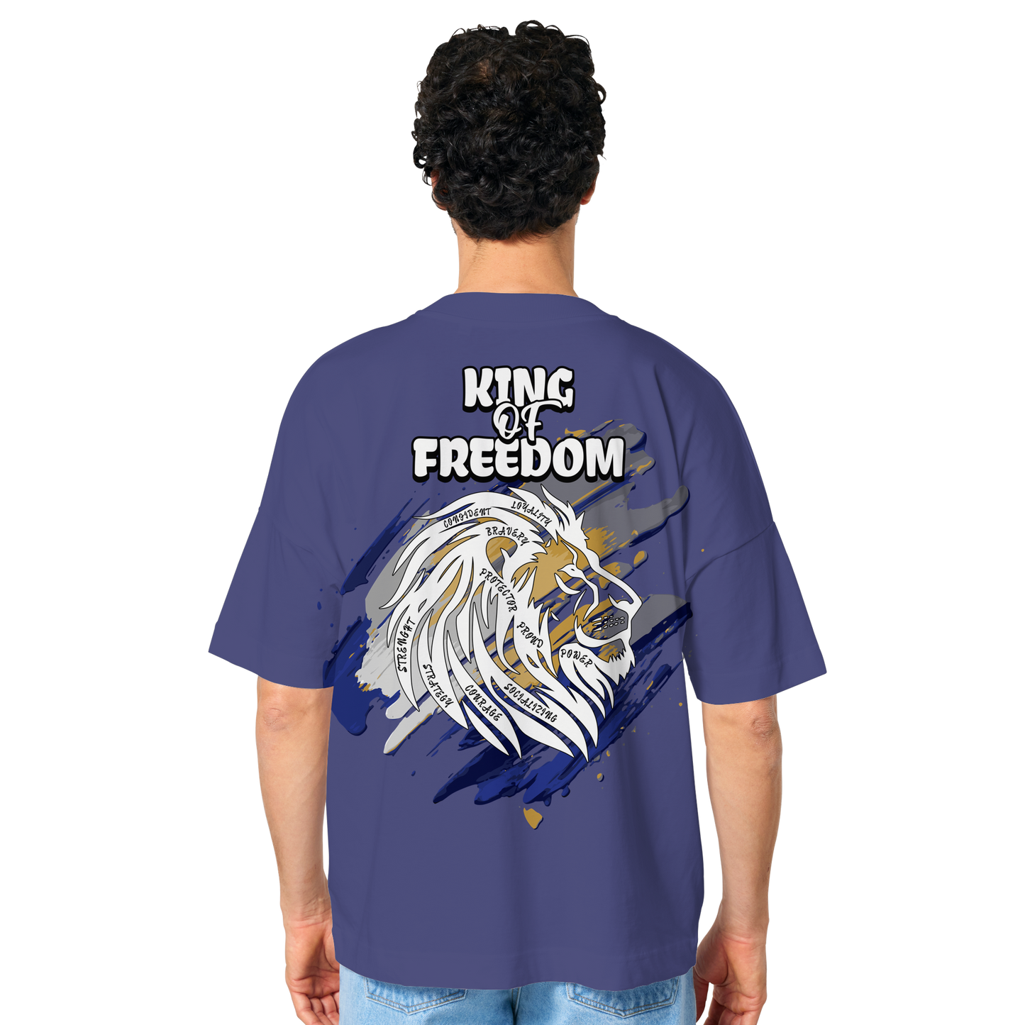 King of Freedom - Organic Oversize Shirt