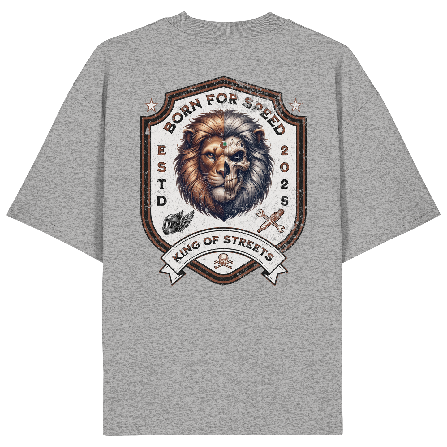 King Of Streets  - Organic Oversize Shirt