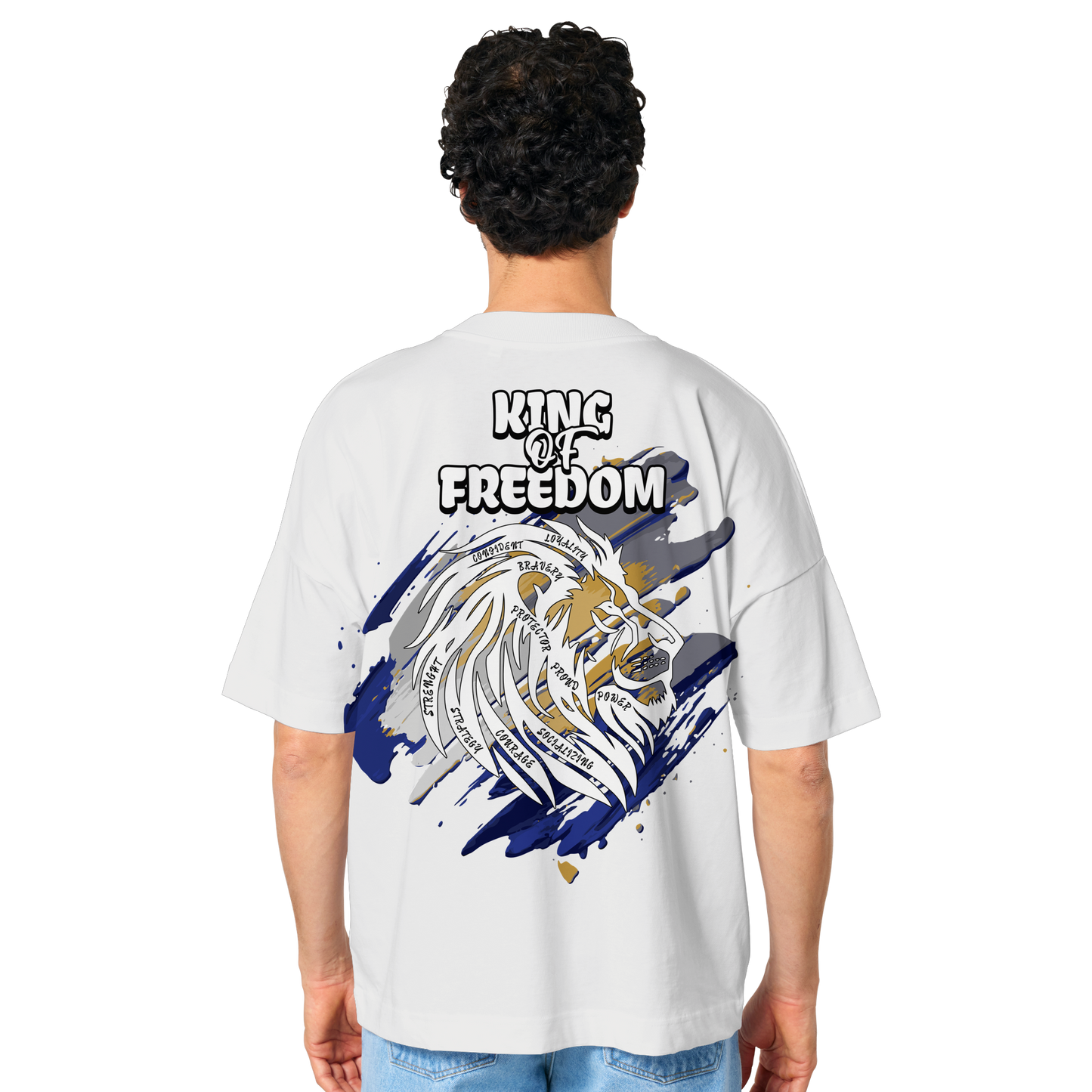 King of Freedom - Organic Oversize Shirt